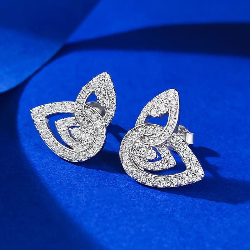 S925 Silver Instagram-style Stud Earrings - Image 3